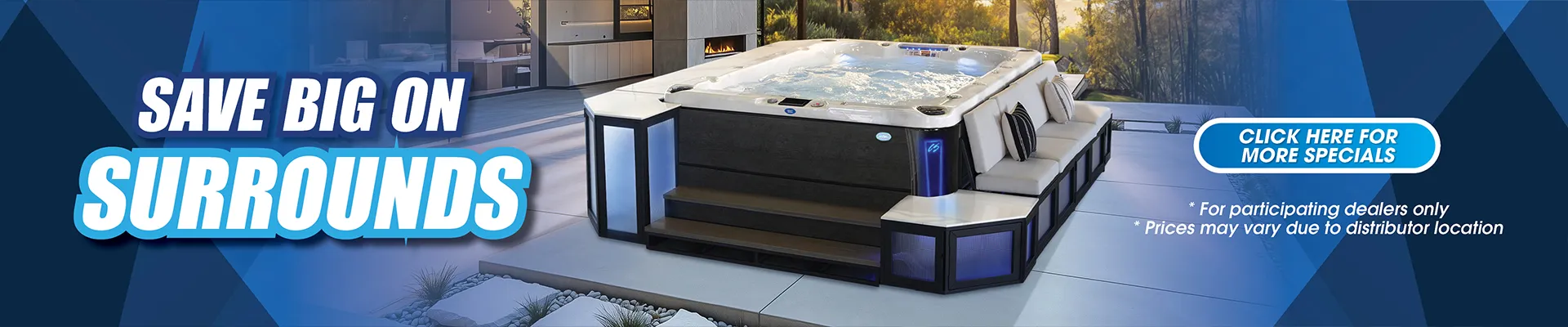 Calspas hot tub being used in a family setting - Blue Springs