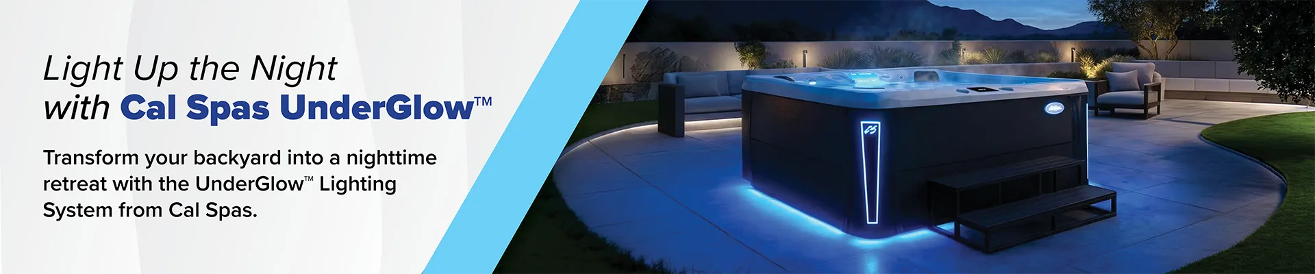 Calspas hot tub being used in a family setting - Blue Springs