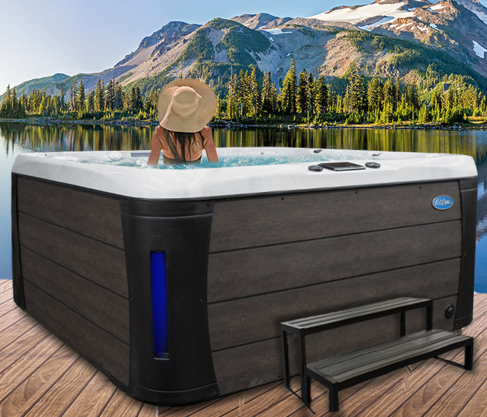 Calspas hot tub being used in a family setting - hot tubs spas for sale Blue Springs