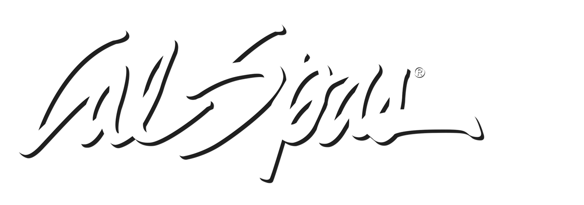 Calspas White logo Blue Springs